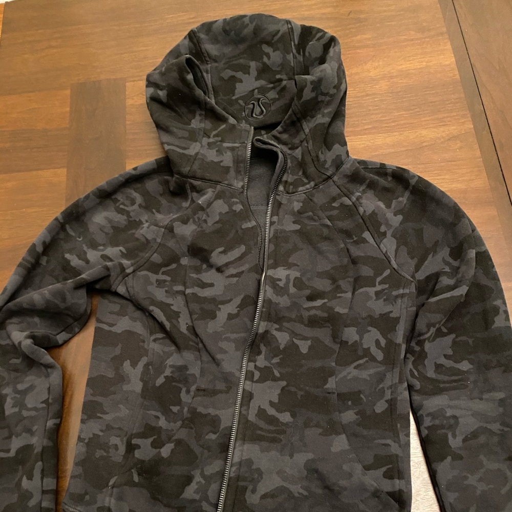 Black/grey Scuba camouflage hoodie